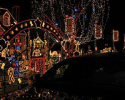 Take a look at this lighted archway along with the hundreds of lights! 